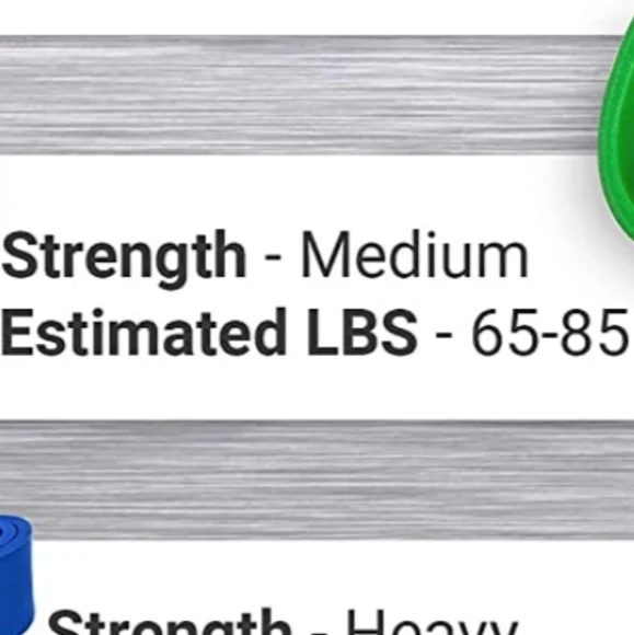 Physix Pull Up Assistance Bands - Looped Resistance Bands, Workout Rubber Bands - Picture 8 of 8